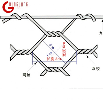 Malha de arame de galinha hexagonal de alta qualidade